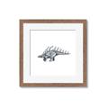 Picture of Gray Dino II _GroupedProduct_Square_Mini_ _GroupedProduct_Square_Framed_Matted_