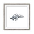 Picture of Gray Dino II _GroupedProduct_Square_Mini_ _GroupedProduct_Square_Framed_Matted_