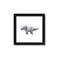 Picture of Gray Dino III _GroupedProduct_Square_Mini_ _GroupedProduct_Square_Framed_Matted_