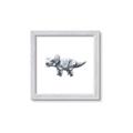 Picture of Gray Dino III _GroupedProduct_Square_Mini_ _GroupedProduct_Square_Framed_Matted_