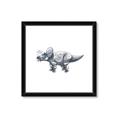 Picture of Gray Dino III _GroupedProduct_Square_Mini_ _GroupedProduct_Square_Framed_Matted_