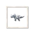 Picture of Gray Dino III _GroupedProduct_Square_Mini_ _GroupedProduct_Square_Framed_Matted_