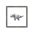 Picture of Gray Dino III _GroupedProduct_Square_Mini_ _GroupedProduct_Square_Framed_Matted_