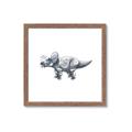Picture of Gray Dino III _GroupedProduct_Square_Mini_ _GroupedProduct_Square_Framed_Matted_