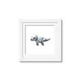 Picture of Gray Dino III _GroupedProduct_Square_Mini_ _GroupedProduct_Square_Framed_Matted_