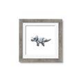 Picture of Gray Dino III _GroupedProduct_Square_Mini_ _GroupedProduct_Square_Framed_Matted_