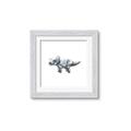 Picture of Gray Dino III _GroupedProduct_Square_Mini_ _GroupedProduct_Square_Framed_Matted_
