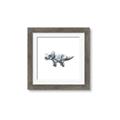 Picture of Gray Dino III _GroupedProduct_Square_Mini_ _GroupedProduct_Square_Framed_Matted_