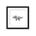 Picture of Gray Dino III _GroupedProduct_Square_Mini_ _GroupedProduct_Square_Framed_Matted_