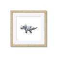 Picture of Gray Dino III _GroupedProduct_Square_Mini_ _GroupedProduct_Square_Framed_Matted_