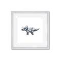 Picture of Gray Dino III _GroupedProduct_Square_Mini_ _GroupedProduct_Square_Framed_Matted_