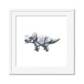 Picture of Gray Dino III _GroupedProduct_Square_Mini_ _GroupedProduct_Square_Framed_Matted_