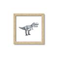Picture of Gray Dino IV _GroupedProduct_Square_Mini_ _GroupedProduct_Square_Framed_Matted_