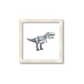 Picture of Gray Dino IV _GroupedProduct_Square_Mini_ _GroupedProduct_Square_Framed_Matted_