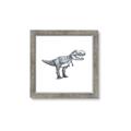 Picture of Gray Dino IV _GroupedProduct_Square_Mini_ _GroupedProduct_Square_Framed_Matted_