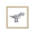 Picture of Gray Dino IV _GroupedProduct_Square_Mini_ _GroupedProduct_Square_Framed_Matted_
