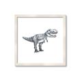 Picture of Gray Dino IV _GroupedProduct_Square_Mini_ _GroupedProduct_Square_Framed_Matted_