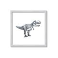 Picture of Gray Dino IV _GroupedProduct_Square_Mini_ _GroupedProduct_Square_Framed_Matted_