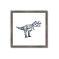 Picture of Gray Dino IV _GroupedProduct_Square_Mini_ _GroupedProduct_Square_Framed_Matted_