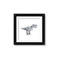 Picture of Gray Dino IV _GroupedProduct_Square_Mini_ _GroupedProduct_Square_Framed_Matted_