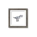 Picture of Gray Dino IV _GroupedProduct_Square_Mini_ _GroupedProduct_Square_Framed_Matted_