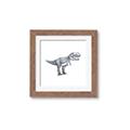 Picture of Gray Dino IV _GroupedProduct_Square_Mini_ _GroupedProduct_Square_Framed_Matted_