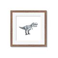 Picture of Gray Dino IV _GroupedProduct_Square_Mini_ _GroupedProduct_Square_Framed_Matted_