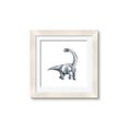 Picture of Gray Dino V _GroupedProduct_Square_Mini_ _GroupedProduct_Square_Framed_Matted_