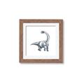 Picture of Gray Dino V _GroupedProduct_Square_Mini_ _GroupedProduct_Square_Framed_Matted_