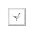 Picture of Gray Dino VI _GroupedProduct_Square_Mini_ _GroupedProduct_Square_Framed_Matted_