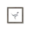 Picture of Gray Dino VI _GroupedProduct_Square_Mini_ _GroupedProduct_Square_Framed_Matted_