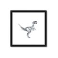 Picture of Gray Dino VI _GroupedProduct_Square_Mini_ _GroupedProduct_Square_Framed_Matted_