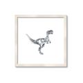 Picture of Gray Dino VI _GroupedProduct_Square_Mini_ _GroupedProduct_Square_Framed_Matted_