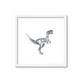 Picture of Gray Dino VI _GroupedProduct_Square_Mini_ _GroupedProduct_Square_Framed_Matted_