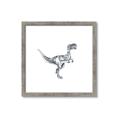 Picture of Gray Dino VI _GroupedProduct_Square_Mini_ _GroupedProduct_Square_Framed_Matted_