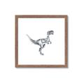 Picture of Gray Dino VI _GroupedProduct_Square_Mini_ _GroupedProduct_Square_Framed_Matted_