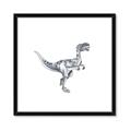 Picture of Gray Dino VI _GroupedProduct_Square_Mini_ _GroupedProduct_Square_Framed_Matted_