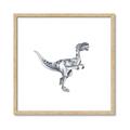 Picture of Gray Dino VI _GroupedProduct_Square_Mini_ _GroupedProduct_Square_Framed_Matted_