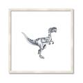 Picture of Gray Dino VI _GroupedProduct_Square_Mini_ _GroupedProduct_Square_Framed_Matted_