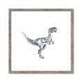 Picture of Gray Dino VI _GroupedProduct_Square_Mini_ _GroupedProduct_Square_Framed_Matted_