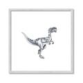 Picture of Gray Dino VI _GroupedProduct_Square_Mini_ _GroupedProduct_Square_Framed_Matted_