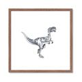 Picture of Gray Dino VI _GroupedProduct_Square_Mini_ _GroupedProduct_Square_Framed_Matted_