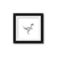 Picture of Gray Dino VI _GroupedProduct_Square_Mini_ _GroupedProduct_Square_Framed_Matted_