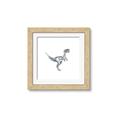 Picture of Gray Dino VI _GroupedProduct_Square_Mini_ _GroupedProduct_Square_Framed_Matted_