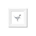 Picture of Gray Dino VI _GroupedProduct_Square_Mini_ _GroupedProduct_Square_Framed_Matted_