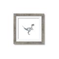 Picture of Gray Dino VI _GroupedProduct_Square_Mini_ _GroupedProduct_Square_Framed_Matted_