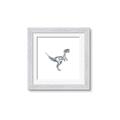 Picture of Gray Dino VI _GroupedProduct_Square_Mini_ _GroupedProduct_Square_Framed_Matted_