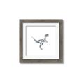Picture of Gray Dino VI _GroupedProduct_Square_Mini_ _GroupedProduct_Square_Framed_Matted_