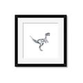 Picture of Gray Dino VI _GroupedProduct_Square_Mini_ _GroupedProduct_Square_Framed_Matted_