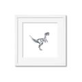 Picture of Gray Dino VI _GroupedProduct_Square_Mini_ _GroupedProduct_Square_Framed_Matted_